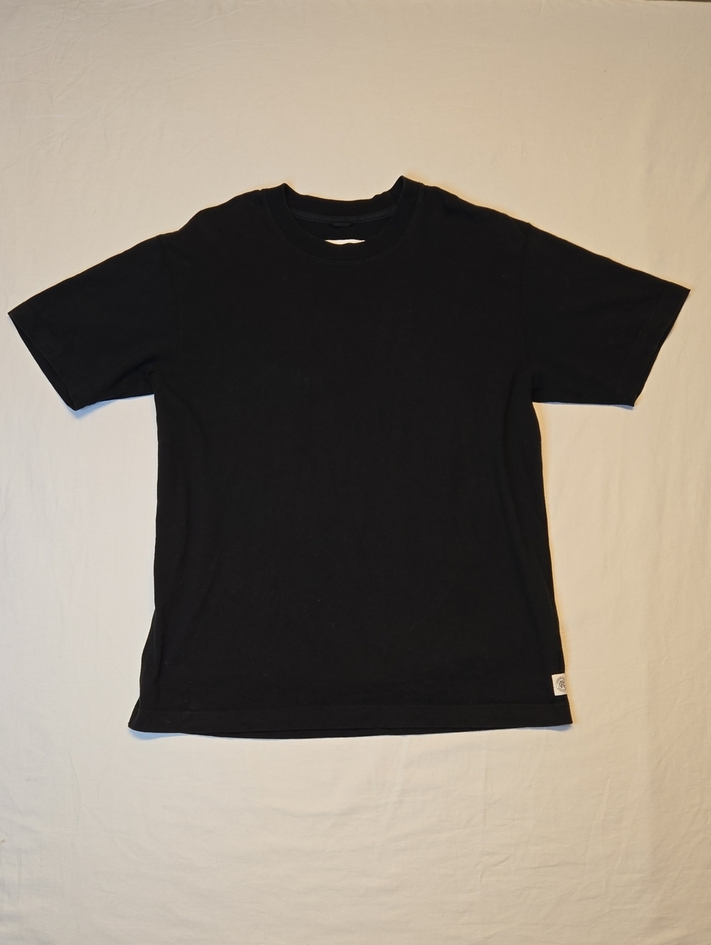 Reigning Champ Black Short Sleeve Crewneck T-Shirt